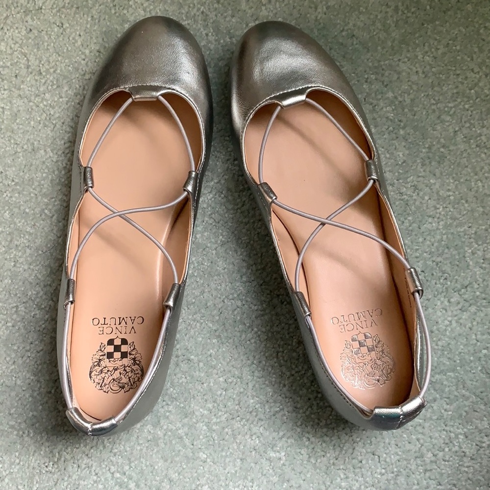 Vince Camuto Callini - Silver/Pewter ballet flats